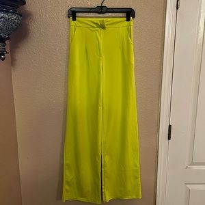 Bright yellow Dress pant